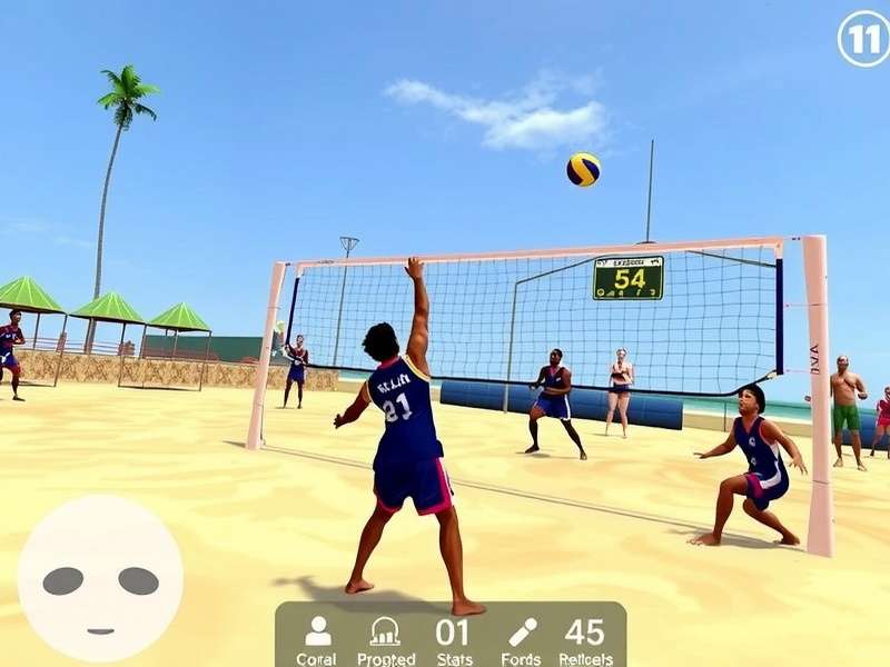 Beach Volley India Masters gameplay screenshot
